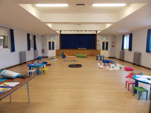 Main-Hall set up for Play Group